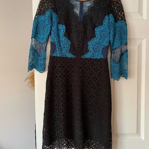 Sandro lace and crochet dress